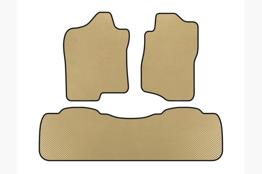 Chevrolet Suburban 2007-2014 гг. Коврики EVA (Бежевые) Image