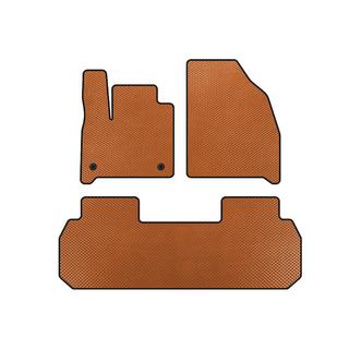 Chevrolet Suburban 2007-2014 гг. Коврики EVA (2 ряда, Оранжевый)