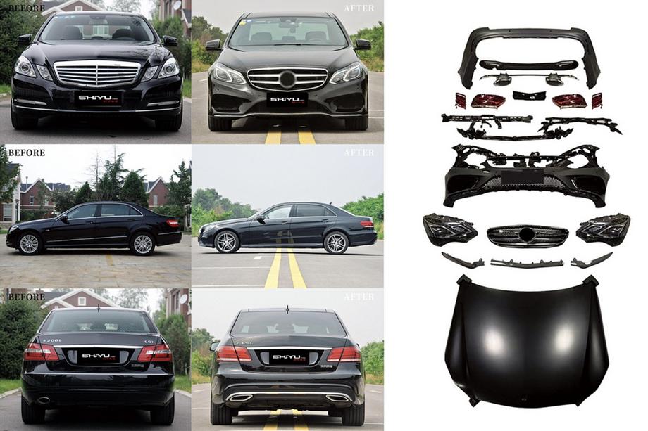 Mercedes E-сlass W212 2009-2016 гг. Комплект обвеса рестайлинг AMG-Line 2016 Image