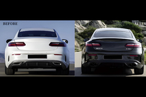 Mercedes E-class coupe C238 2016-2024 гг. Комплект обвеса рестайлинг в стиле AMG E63 2024 фото 3