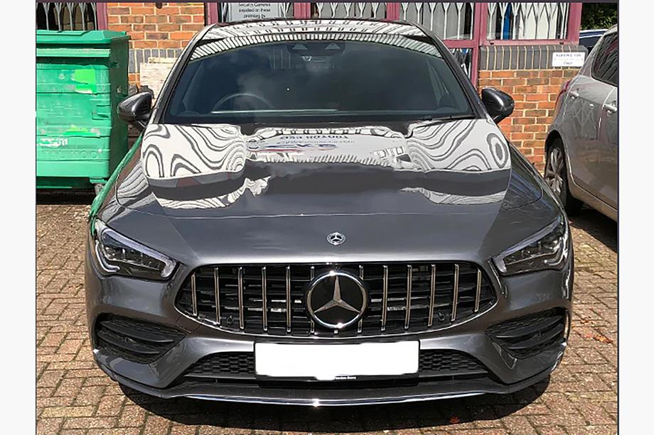 Mercedes CLA C118 2019- гг. Передняя решетка Panamericana GT (для 2023-2025) Фото 5