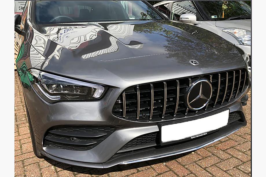 Mercedes CLA C118 2019- гг. Передняя решетка Panamericana GT (для 2023-2025) Фото 4