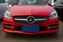 Mercedes SLK R172 2011-2016 гг. Передняя решетка Diamond Black фото 1