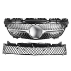 Mercedes SLK R172 2011-2016 гг. Передняя решетка Diamond Black фото 2