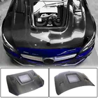 Mercedes C-class W205 2014-2021 гг. Капот V2 (Карбон) фото 1