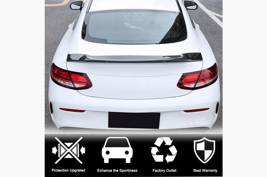 Mercedes C-class W205 2014-2021 гг. Спойлер V1 Купе 2015-2019 Карбон Фото 3