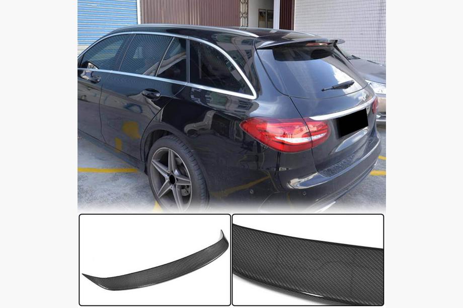 Mercedes C-class W205 2014-2021 гг. Спойлер (для Base/AMG-Line SW 2015-2019, Карбон) Фото 1