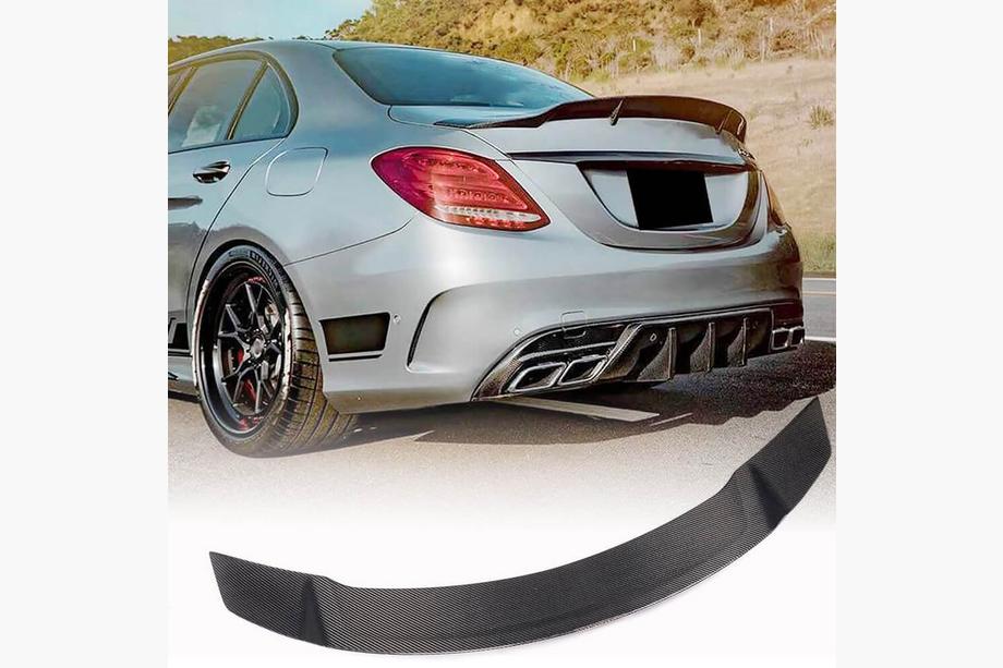Mercedes C-сlass W205 2014-2021 гг. Спойлер V1 (для SD 2015-2019, Карбон) Image