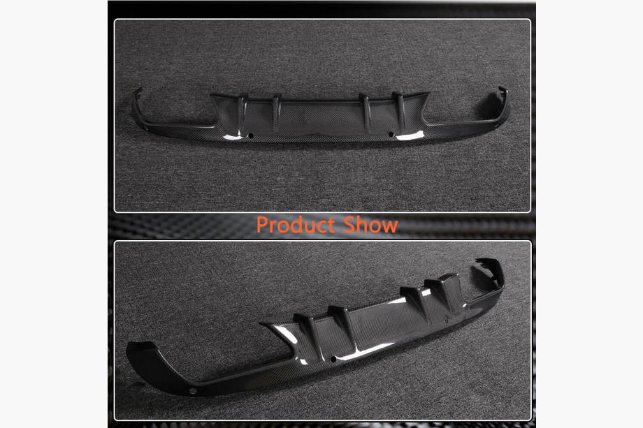 Mercedes C-class W205 2014-2021 гг. Диффузор заднего бампера (для SD Base 2015-2019, Карбон) Фото 2