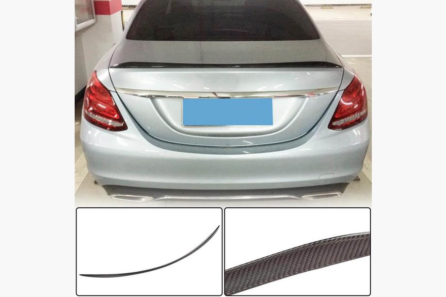 Mercedes C-сlass W205 2014-2021 гг. Спойлер V11 (для SD 2015-2021, Карбон) Image