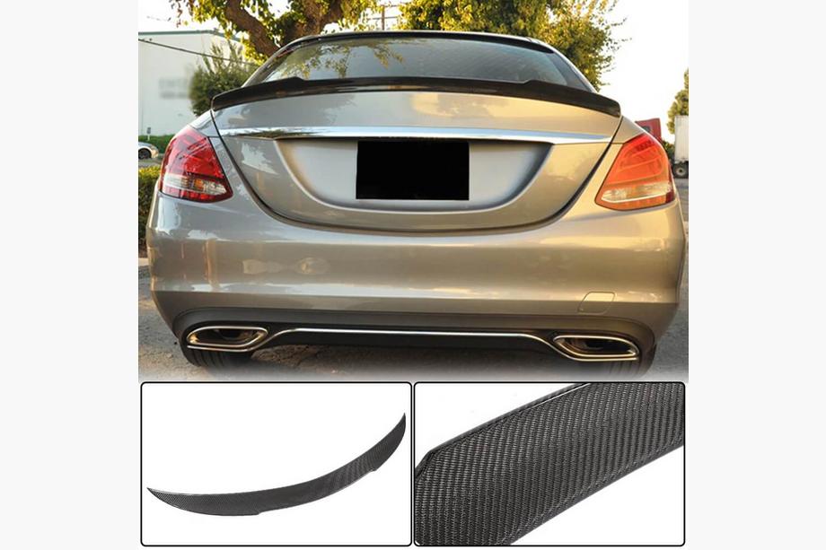Mercedes C-сlass W205 2014-2021 гг. Спойлер V12 (для SD 2015-2021, Карбон) Image