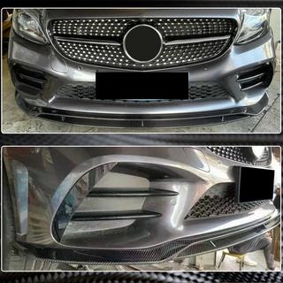 Накладка на Передний Бампер Lip (2019-2021, Карбон) фото 4