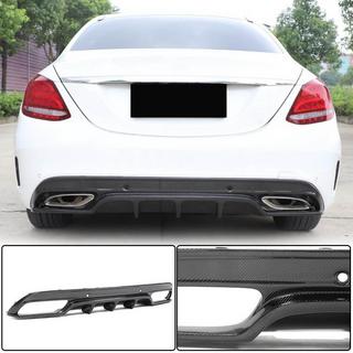 Диффузор заднего бампера для SD C43/C63 AMG 2015-2019 Карбон Mercedes C-сlass W205 2014-2021 гг. фото 1