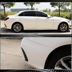 Mercedes C-сlass W205 2014-2021 гг. Накладки на задний бампер для SD C43/C63 AMG 2015-2019 Карбон фото 5