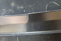 Уценка Универсальная накладка на боковые пороги DPT Black (ABS) (2шт) (черный глянец) фото 2