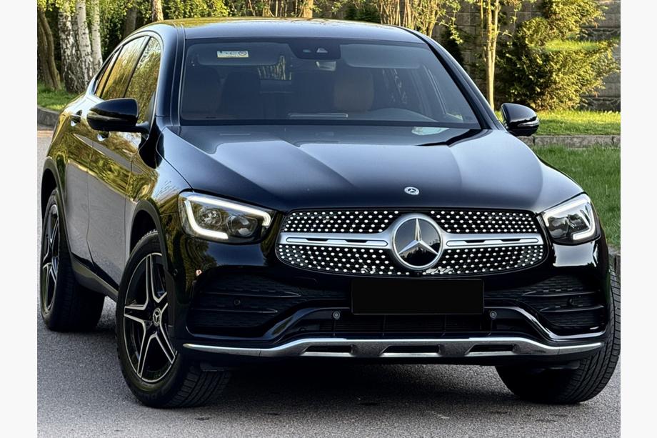 Mercedes GLC X253 2015-2022 гг. Передняя решетка Diamond Silver (для GLC 43 AMG/GLC 63 AMG/AMG-Line 2019-2022) Image