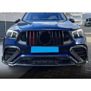 Передняя решетка радиатора GT Panamericana GT-R (для AMG Line, 2019-2023) Mercedes GLE coupe C167 2019- гг. фото 3