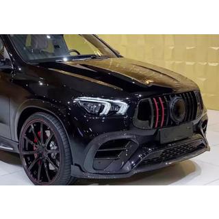 Передняя решетка GT Panamericana GT-R (для AMG-Line/GLE53/GLE63 2019-2023) Mercedes GLE W167 2018- гг. фото 4