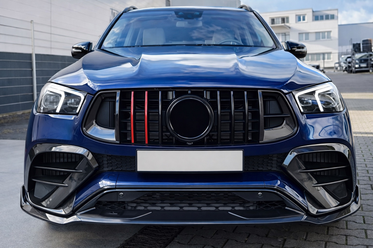 Передня решітка Rocket (для AMG-Line/GLE53/GLE63 2019-2023) для Mercedes GLE coupe C167 2019- рр