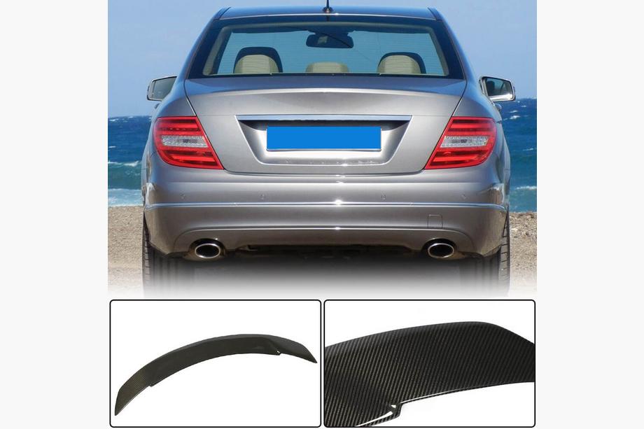 Mercedes C-class W204 2007-2015 гг. Спойлер SD V8 (Карбон) Image