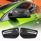 Mercedes C-class W204 2007-2015 гг. Накладки на Зеркала Карбон фото 1
