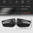 Mercedes C-class W204 2007-2015 гг. Накладки на Зеркала Карбон фото 6