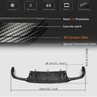 Mercedes C-class W204 2007-2015 гг. Диффузор заднего бампера V2 для AMG SD/Coupe 2012-2014 Карбон фото 5