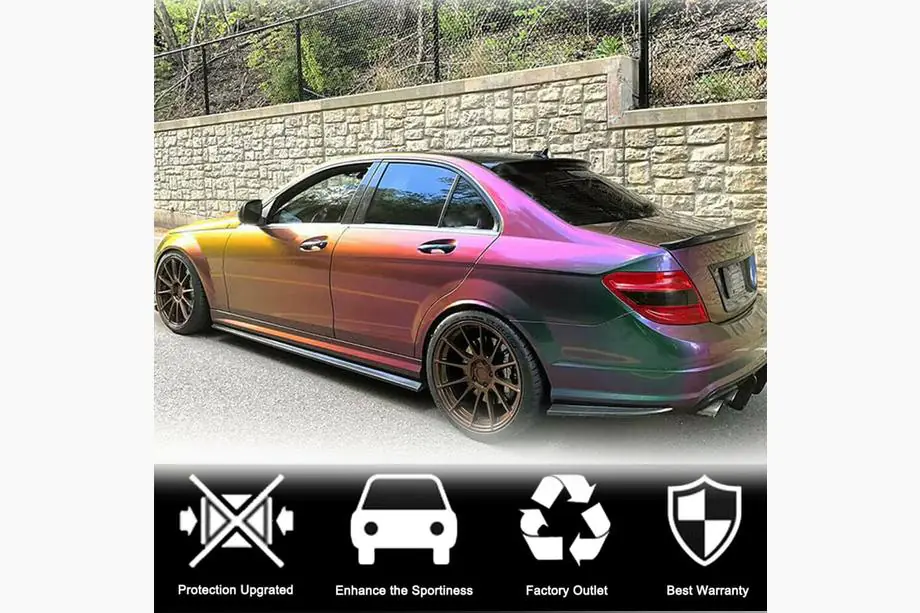 Mercedes C-class W204 2007-2015 гг. Боковые пороги (для AMG SD, Карбон) Фото 2
