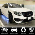 Mercedes S-сlass W222 2013-2022 гг. Накладки на передний бампер V1 для S63 AMG 2014-2017 Карбон фото 3