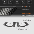 Mercedes S-сlass W222 2013-2022 гг. Накладки на передний бампер V1 для S63 AMG 2014-2017 Карбон фото 6