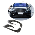 Mercedes S-сlass W222 2013-2022 гг. Карбоновые Накладки на Передний Бампер (для AMG-Line 2014-2017) фото 1