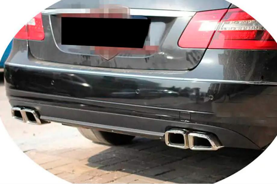 Mercedes E-class W212 2009-2016 гг. Диффузор заднего бампера (для Base SD 2010-2013, Карбон) Фото 1