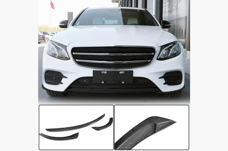 Передний Лип V2 для AMG-Line / E43 AMG 2016-2019, Карбон Image Передний Лип V2 для AMG-Line / E43 AMG 2016-2019, Карбон Image