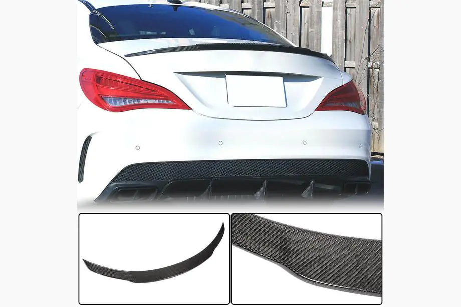 Mercedes CLA C117 2013-2019 гг. Спойлер V5 (SD, Карбон) Image