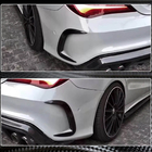 Mercedes CLA C117 2013-2019 гг. Накладки на задний бампер V1 (для AMG-Line / CLA45 AMG SD, Карбон) фото 3