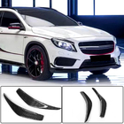 Mercedes CLA C117 2013-2019 гг. Карбоновые накладки на передний бампер для CLA45 AMG SD фото 1