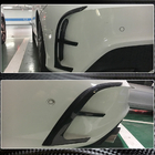 Накладки на задний бампер (для AMG-Line / CLA45 AMG SD 2013-2016, Карбон) фото 3