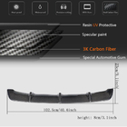 Mercedes CLA C117 2013-2019 гг. Диффузор заднего бампера V2 (для AMG-Line / CLA45 AMG 2013-2016, Карбон) фото 7