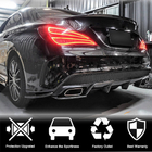 Mercedes CLA C117 2013-2019 гг. Диффузор заднего бампера V2 (для AMG-Line / CLA45 AMG 2013-2016, Карбон) фото 8