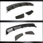 Mercedes CLA C117 2013-2019 гг. Диффузор заднего бампера V2 (для AMG-Line / CLA45 AMG 2013-2016, Карбон) фото 9