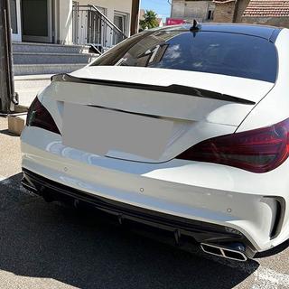 Спойлер V11 (SD, Пластик) Mercedes CLA C117 2013-2019 гг. фото 2