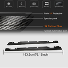 Mercedes A-сlass W176 2012-2018 гг. Боковые Пороги V2 (Карбон) фото 6