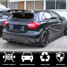 Mercedes A-сlass W176 2012-2018 гг. Диффузор заднего бампера V2 (для AMG-Line / A45 AMG HB) фото 2