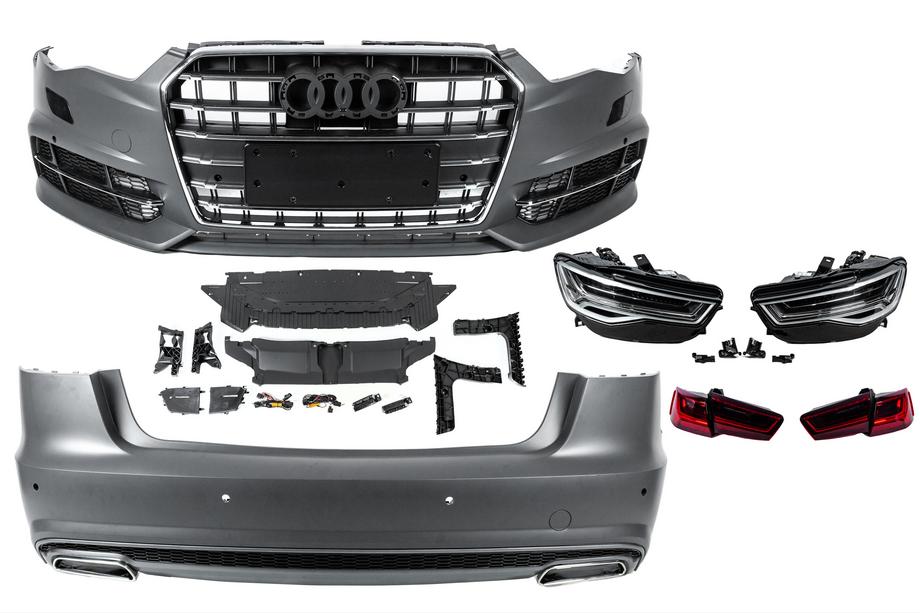 Audi A6 C7 2011-2017 гг. Комплект рестайлинга в 2018 Base Image