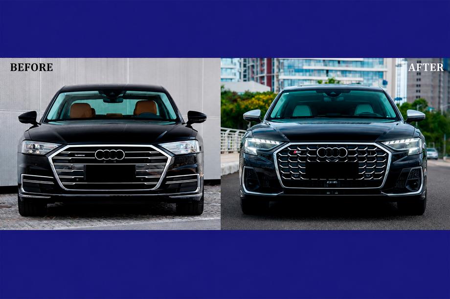 Audi A8 2018- гг. Комплект рестайлинга с заменой фар (в S8 2025) Image