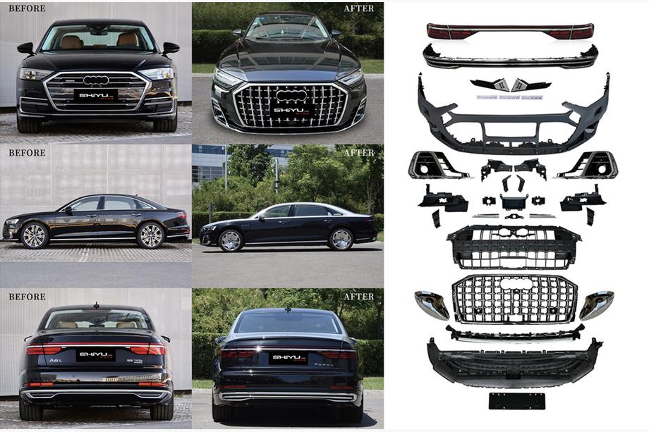 Audi A8 2018- гг. Комплект рестайлинга без замены фар (в Horch 2025) Фото 1