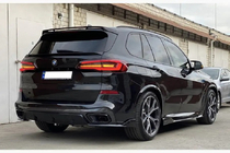 BMW X5 G05 2019–2026 гг. Спойлер заднего стекла V7 (Черный Глянец) фото 5