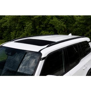 Интегрированные рейлинги черные OEM (Алюминий) Toyota Land Cruiser Prado 250 2023- гг.