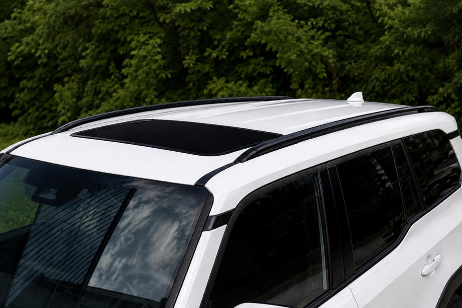 Toyota Land Cruiser Prado 250 2023- гг. Интегрированные рейлинги черные OEM (Алюминий) Image