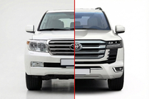 Toyota Land Cruiser 200 2007-2021 гг. Комплект рестайлинга в LC 300 High-Line (Стандартный комплект) фото 1